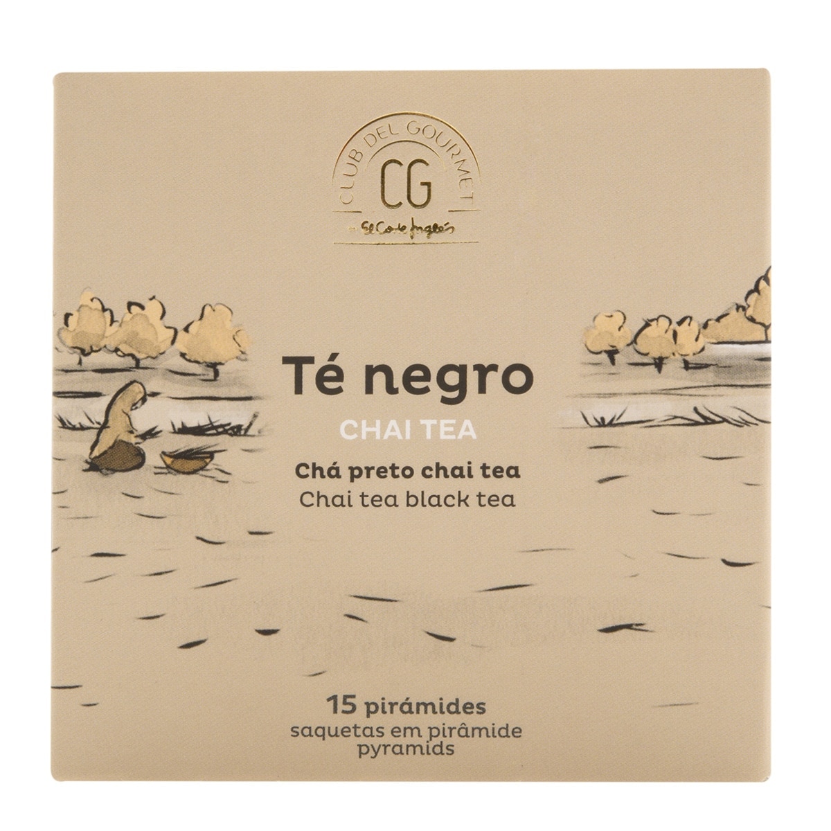 Té negro Chai Tea Club del Gourmet 15 bolsitas 1