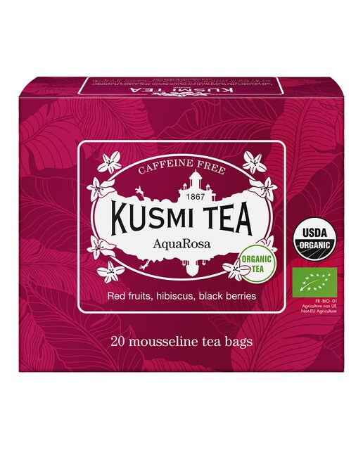 Imagen 0 de Infusión AquaRosa bio Kusmi Tea 20 bolsitas