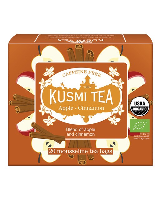 Imagen 0 de Infusión de manzana y canela bio Kusmi Tea 20 bolsitas