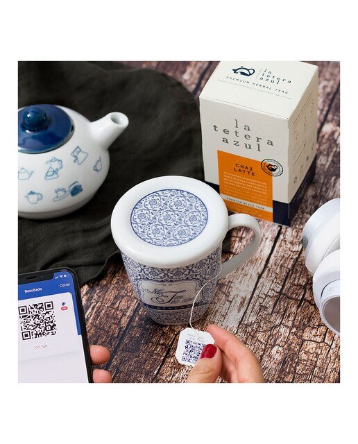 Té Premium Chai Latte La Tetera Azul 20 bolsitas 2