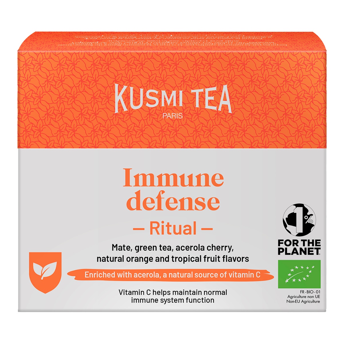 Imagen 1 de Té verde Inmune Defense Ritual Bio Kusmi Tea 18 bolsitas