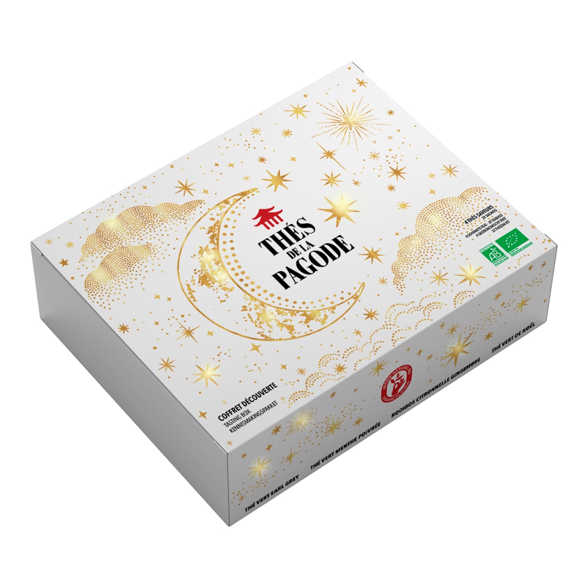 Imagen 1 de Cofre selección de 4 tés e infusiones aromatizados Thes de la Pagode