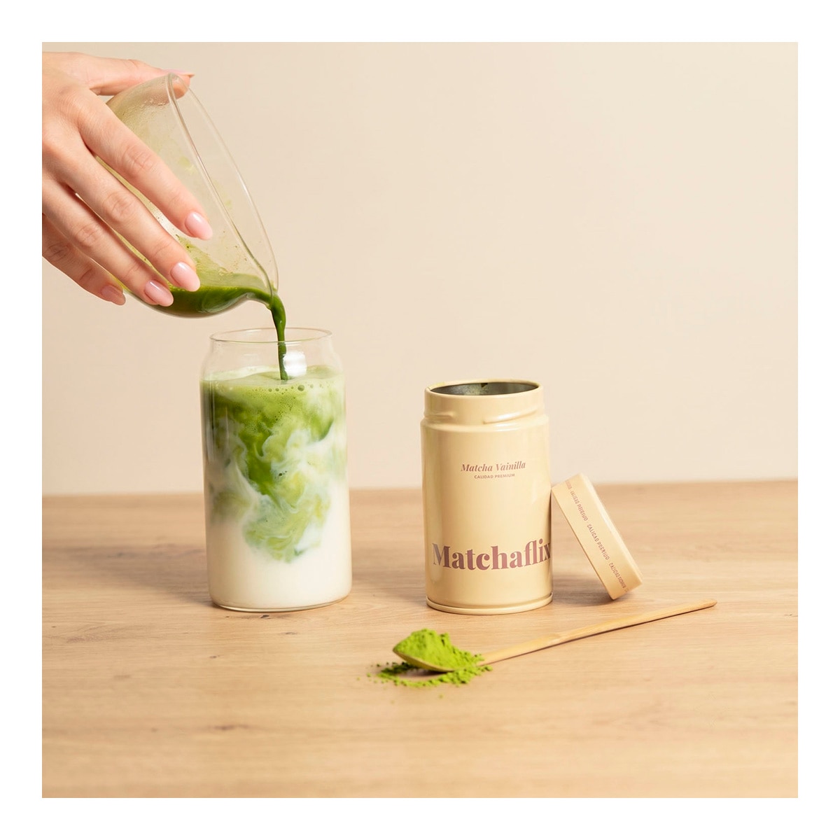 Té Matcha Premium vainilla Matchaflix 5