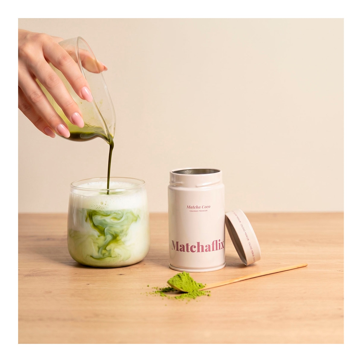 Té Matcha Premium coco Matchaflix 5