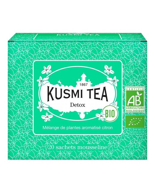 Imagen 0 de Té verde Detox Kusmi Tea 20 bolsitas