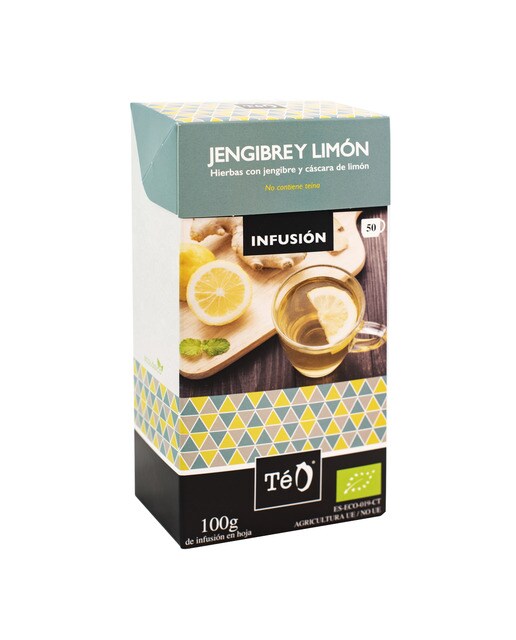Infusión de jengibre y limón ecológico TéO 1