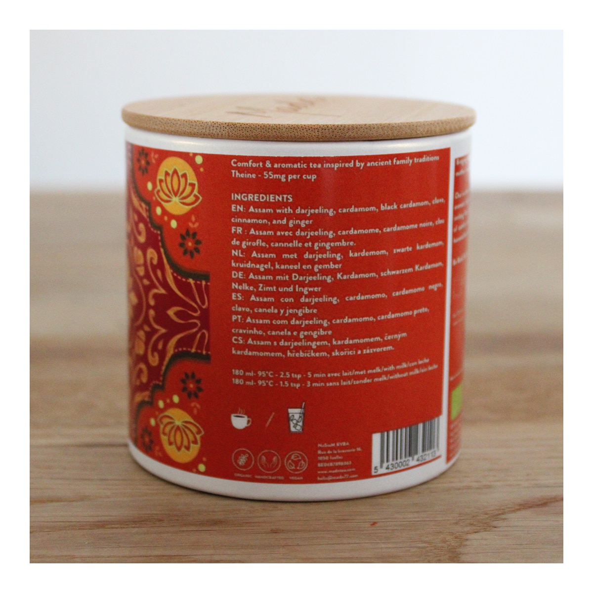 Té Ami's Chai mezcla masala y jengibre Madn Tea 2