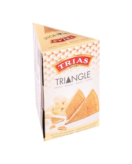 Imagen 0 de Galletas Triángulo con chocolate blanco Trias