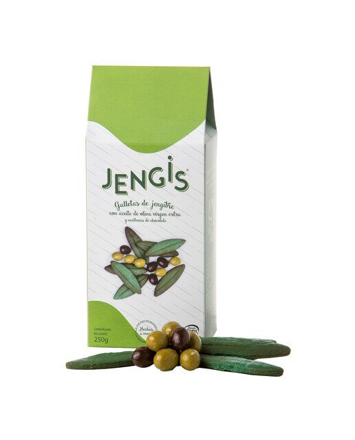 Imagen 0 de Galletas de jengibre con aceite de oliva virgen extra Jengis Mediterráneas