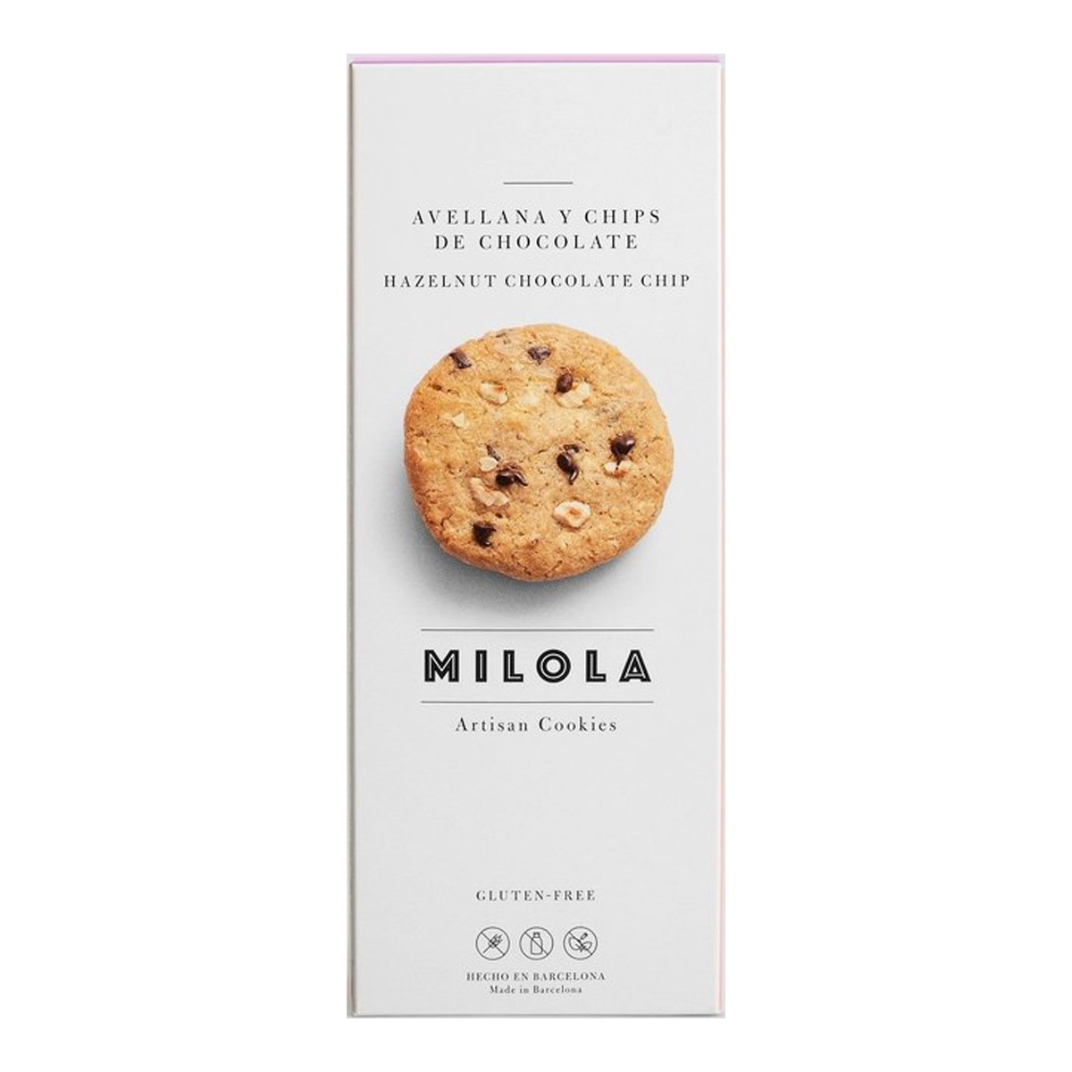 Imagen 0 de Galletas artesanas de avellanas y chips de chocolate sin gluten Milola