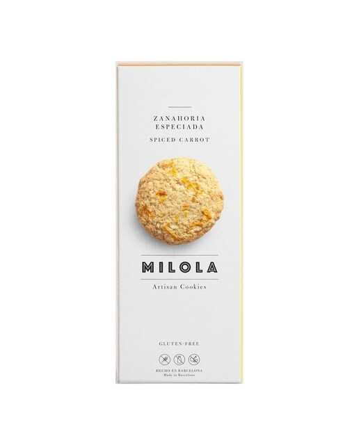 Galletas artesanas de zanahoria especiada sin gluten Milola