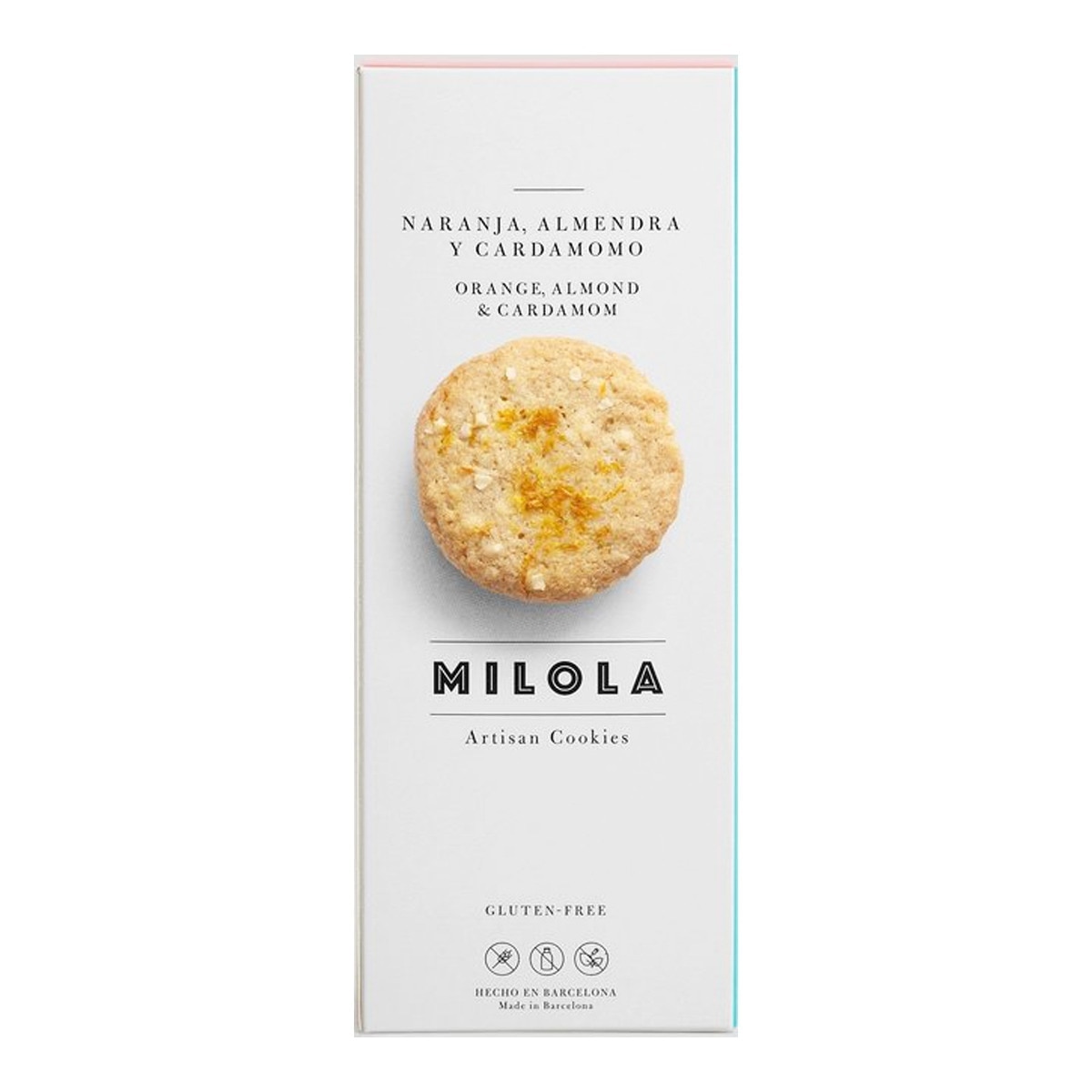 Galletas artesanas de naranaja, almendra y cardamomo sin gluten Milola 1