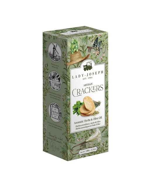 Crackers artesanos con hierbas aromáticas Lady Joseph 1