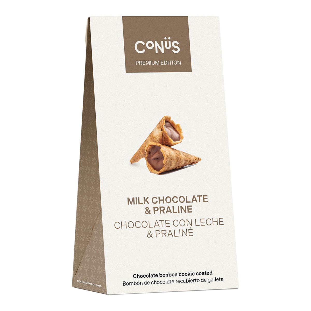 Imagen 0 de Galletas con chocolate con leche y praliné de avellanas Premium Edition Conüs
