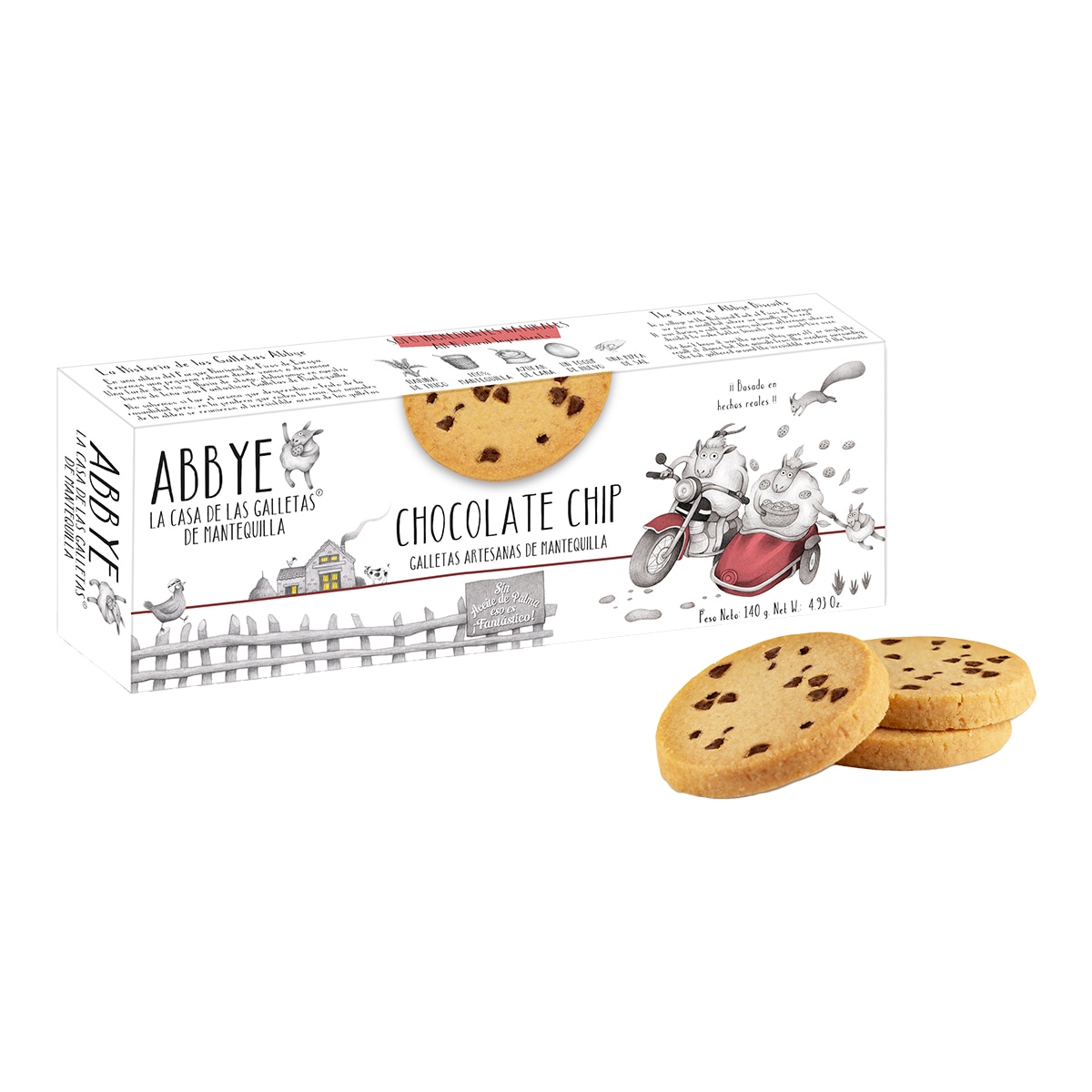 Galletas de mantequilla con gotas de chocolate Abbye 2