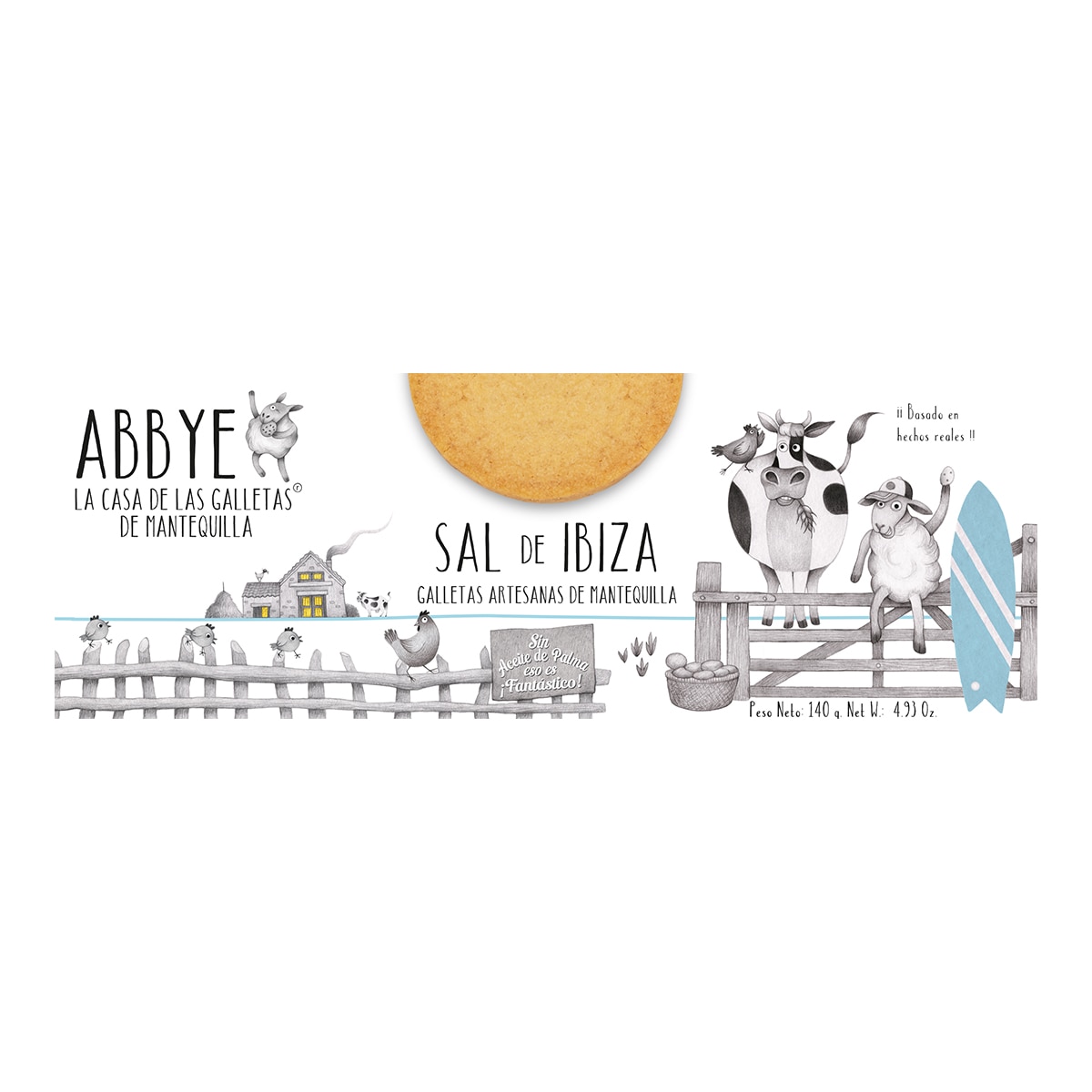 Imagen 0 de Galletas de mantequilla con sal de Ibiza Abbye