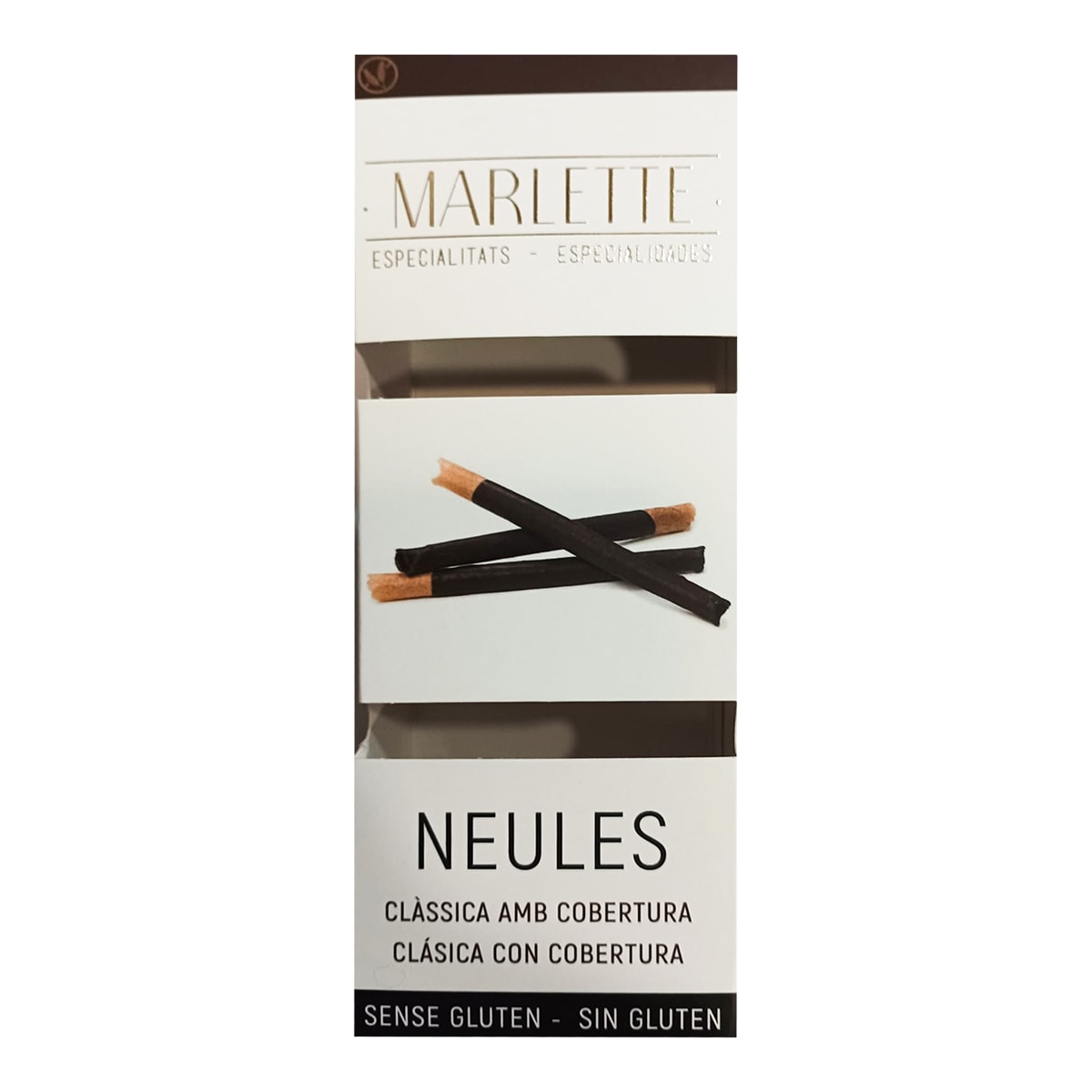 Imagen 0 de Barquillos Neulas sin gluten con chocolate Marlette