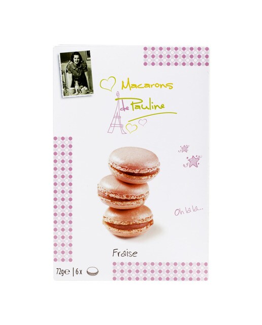 Imagen 0 de Macarons rellenos de fresa Macarons de Pauline