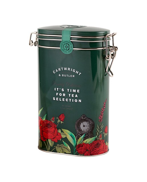 Estuche con té y galletas de mantequilla Cartwright & Butler 1