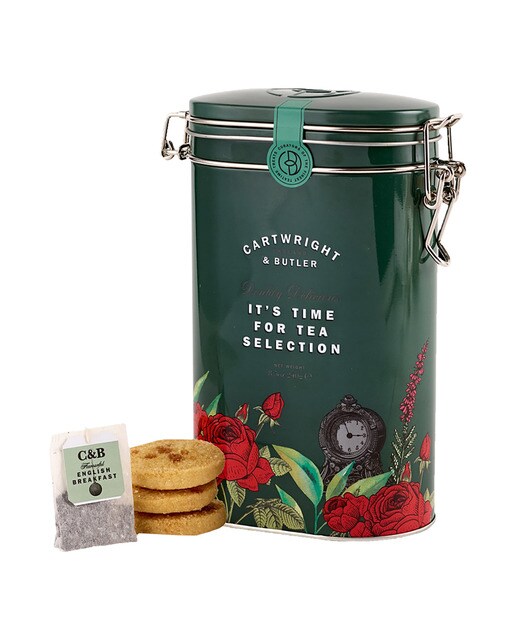 Estuche con té y galletas de mantequilla Cartwright & Butler 2