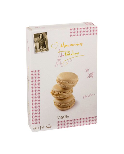 Imagen 0 de Macarons rellenos de crema de vainilla Macarons de Pauline