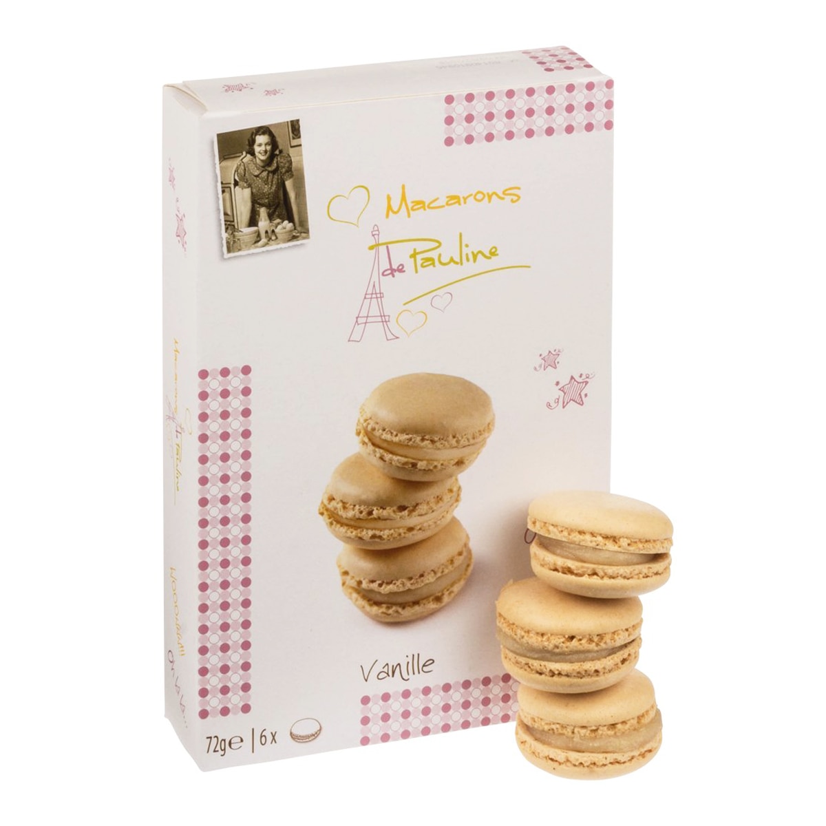 Macarons rellenos de crema de vainilla Macarons de Pauline 2