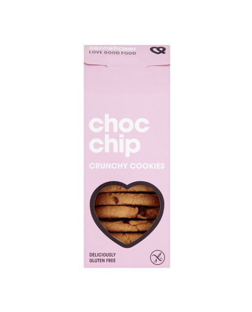 Galletas choc chip crunchy cookies sin gluten Kent & Fraser