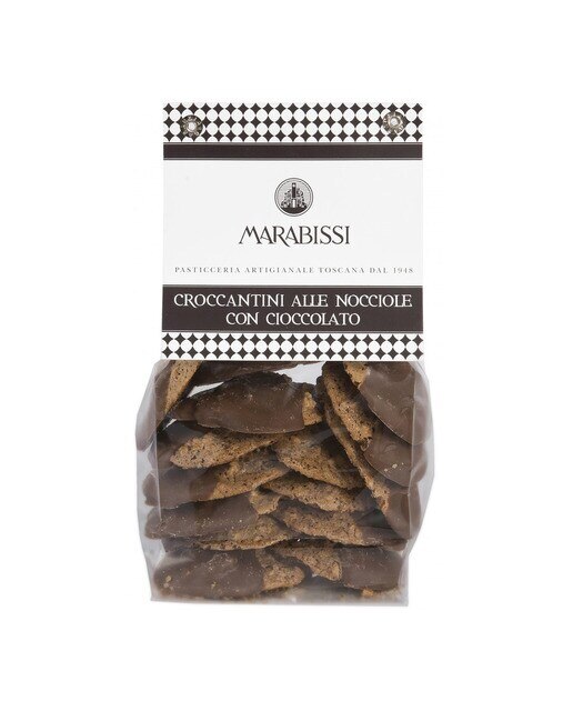 Imagen 0 de Galletas crujientes de avellanas con chocolate Marabissi