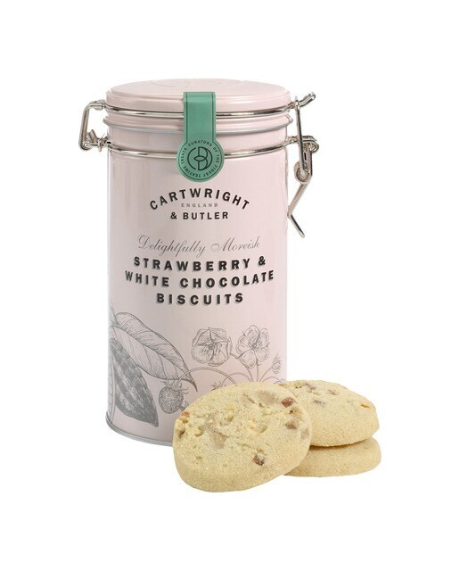 Galletas chocolate blanco y fresa Cartwright & Butler