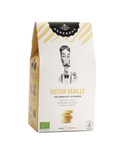 Imagen 0 de Galletas de vainilla ecológicas sin gluten Victor Generous
