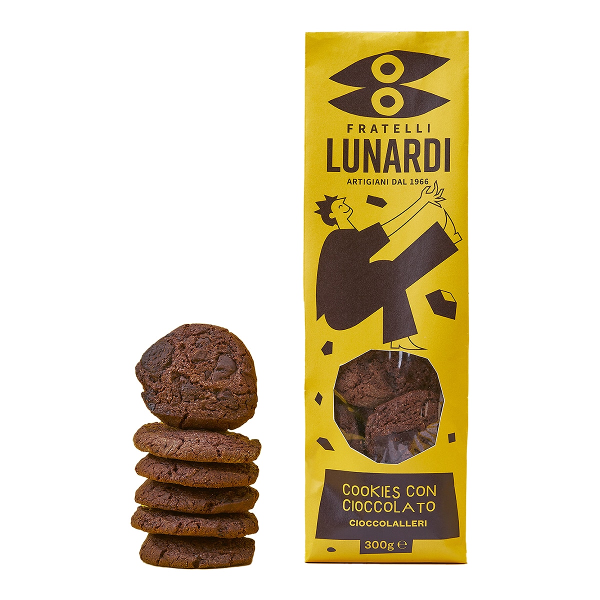 Galletas de chocolate negro Fratelli Lunardi 1