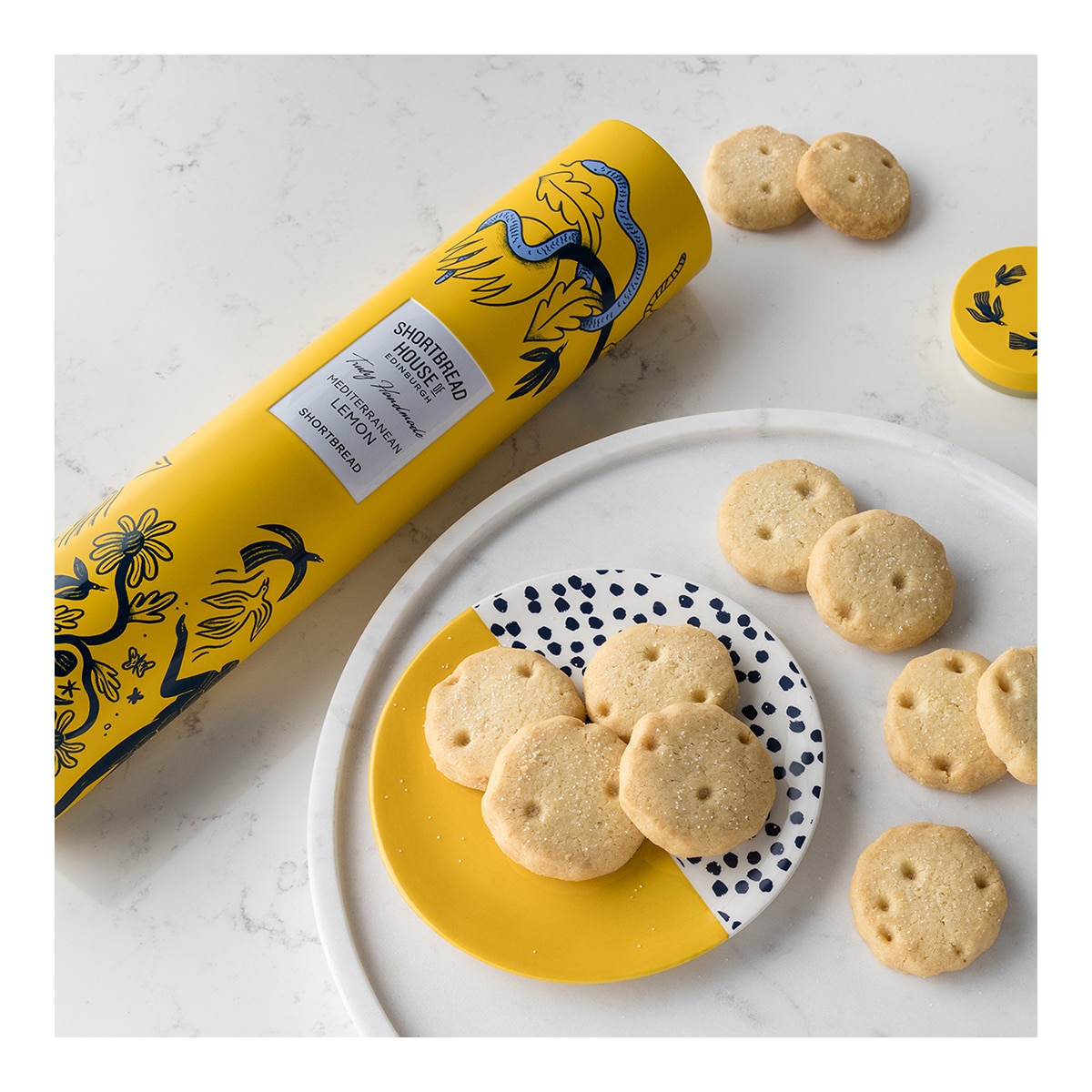 Galletas de mantequilla con limón mediterráneo Shortbread House 2