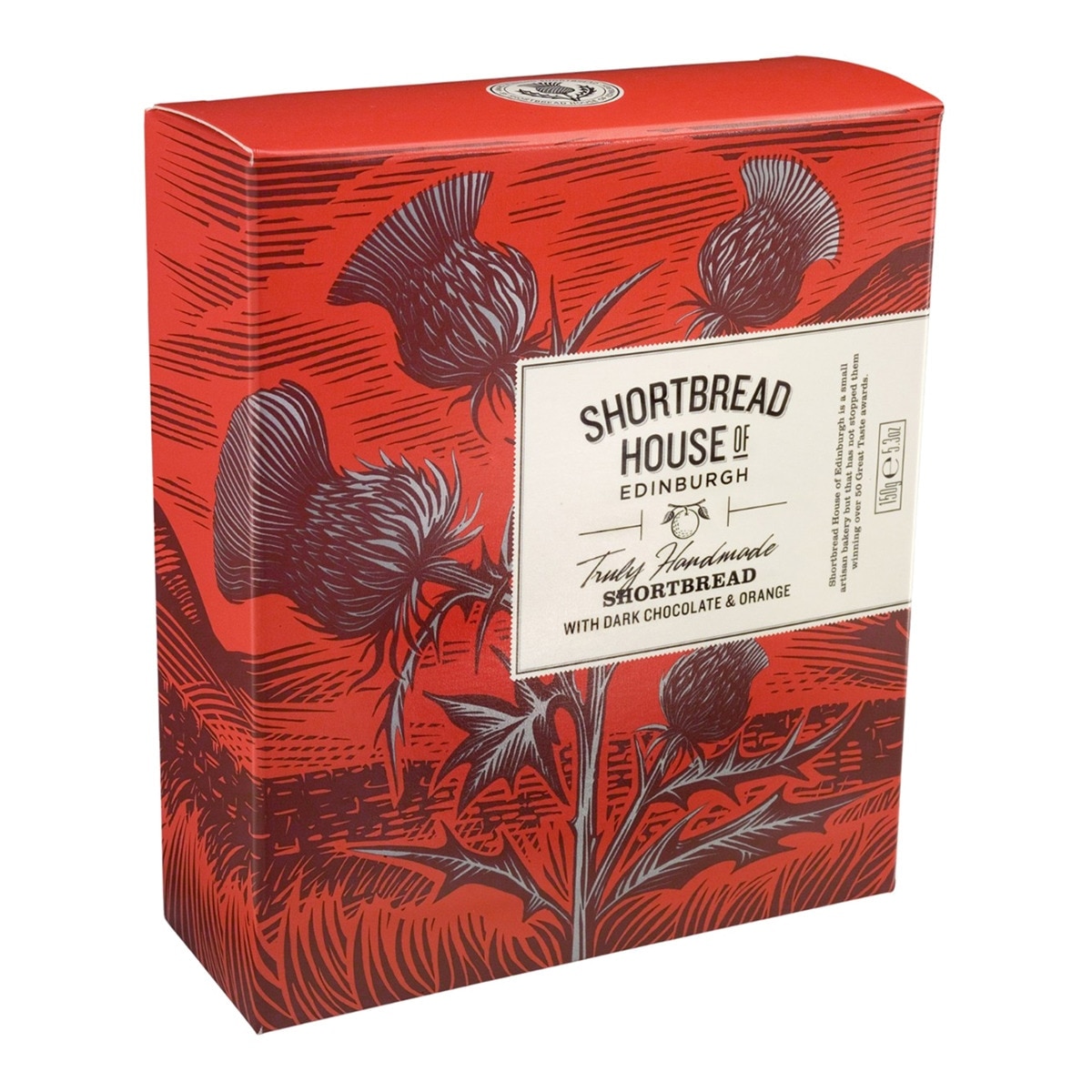 Galletas de mantequilla mini chocolate naranja Shortbread House of Edinburgh 1