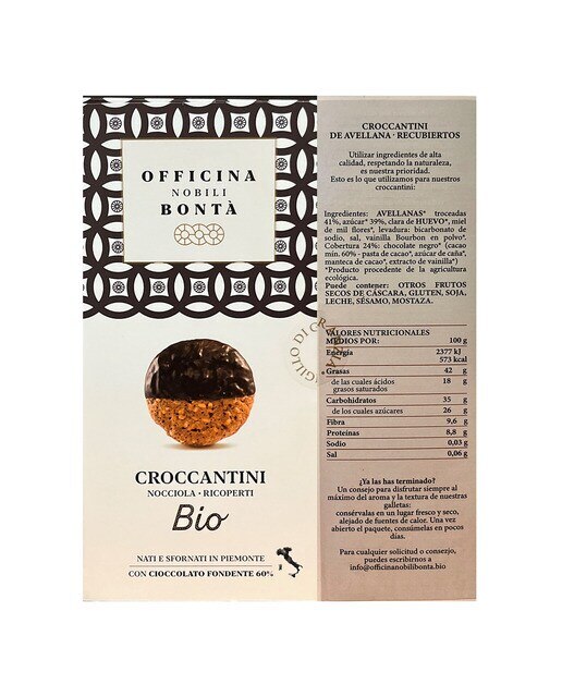 Galletas Croccantini Nociola Bio Nobili Bonta 2