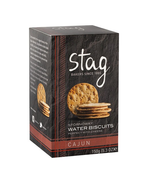 Imagen 0 de Crackers de agua de Stornoway especias de cajún Stag Bakeries