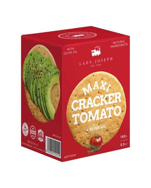 Imagen 0 de Maxi crackers artesanos con tomate Lady Joseph