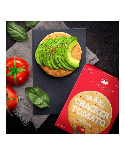 Maxi crackers artesanos con tomate Lady Joseph 2