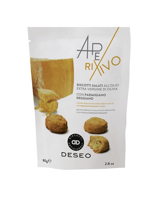 Imagen 0 de Galletitas saladas con aceite de oliva y parmesano Deseo