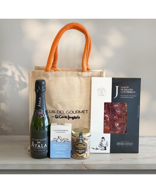 BOLSA TARDEO - Champagne, jamón ibérico y conservas 1