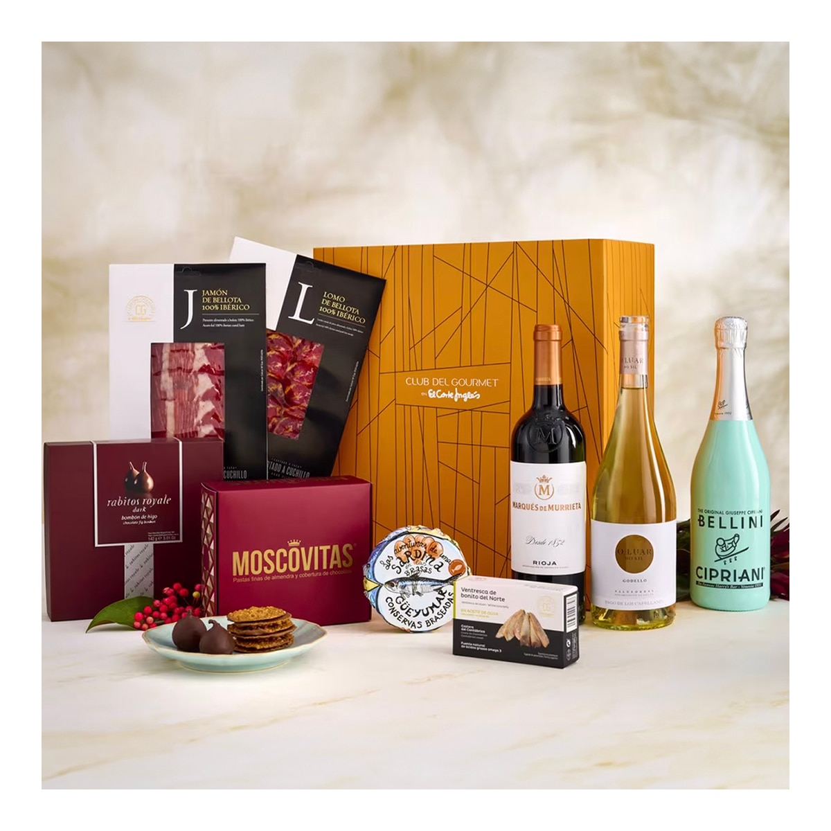 Imagen 0 de Selección especial aperitivo con ibéricos, vinos y conservas del mar