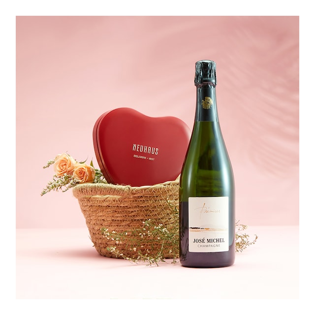 Imagen 0 de Cesta especial champagne y bombones