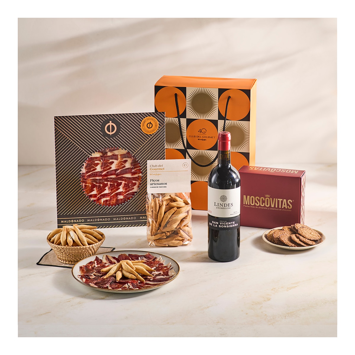 Imagen 0 de Cesta tradición con sello Rioja