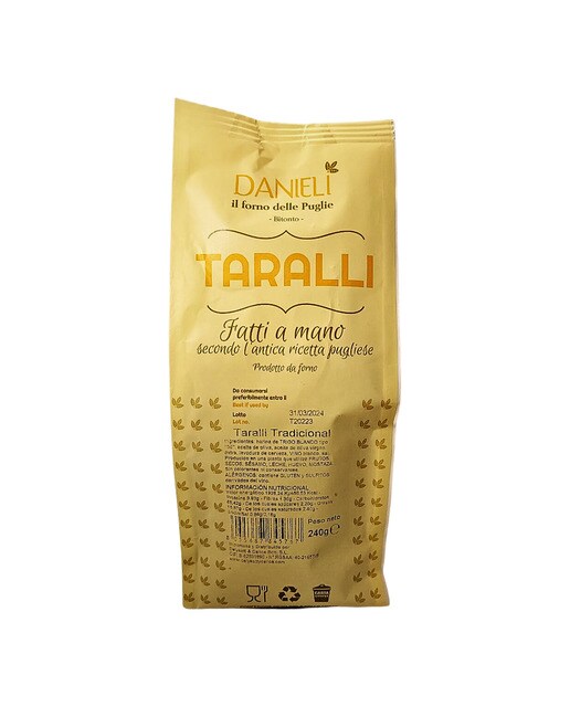 Taralli tradicional hecho a mano Danieli 2