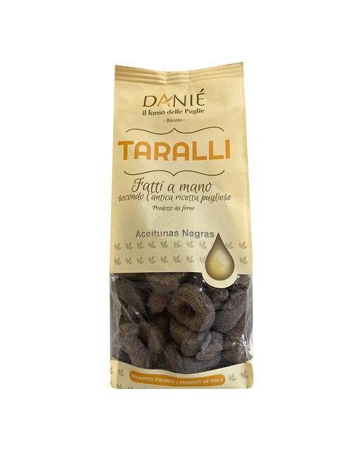 Imagen 0 de Taralli con aceitunas negras hecho a mano Danieli