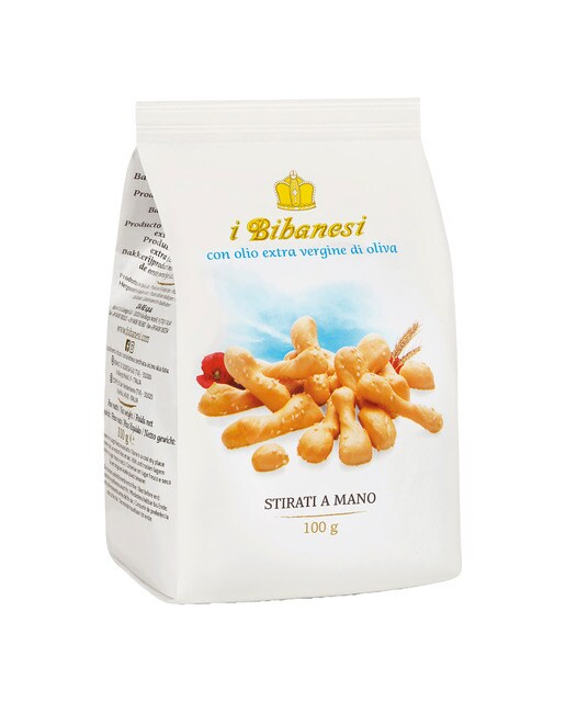 Imagen 0 de Palitos de pan estirados a mano Bibanesi
