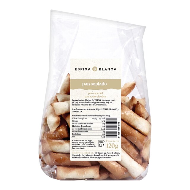 Imagen 0 de Pan Soplado horneado Espiga Blanca