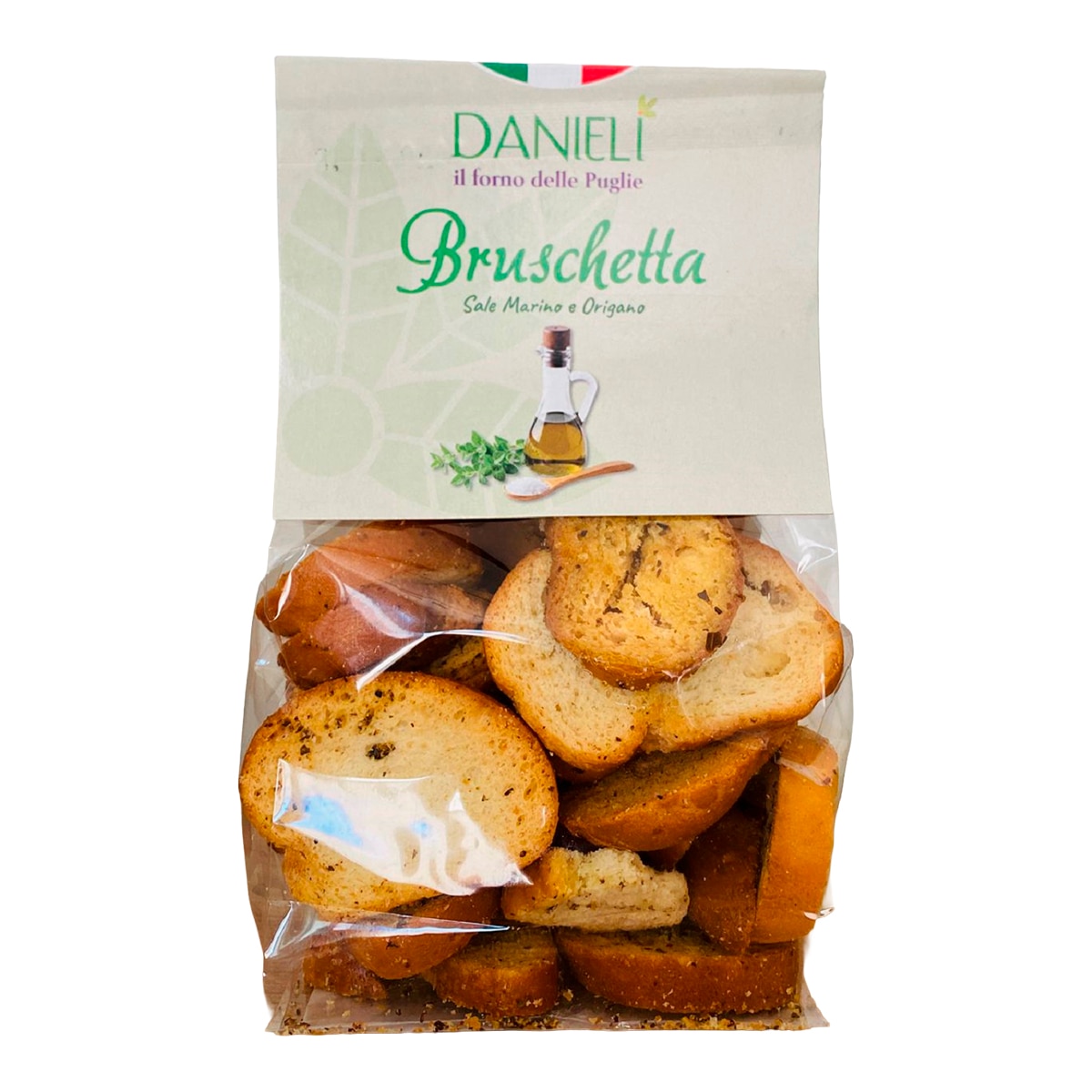 Imagen 1 de Bruschette de pan al punto de sal con aceite de oliva Danieli