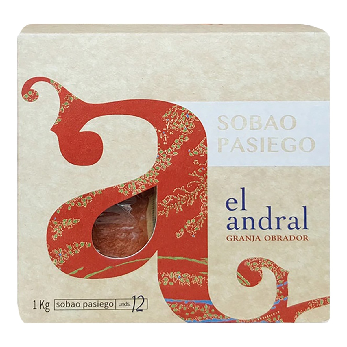 Sobao pasiego IGP de mantequilla El Andral Granja Obrador 1