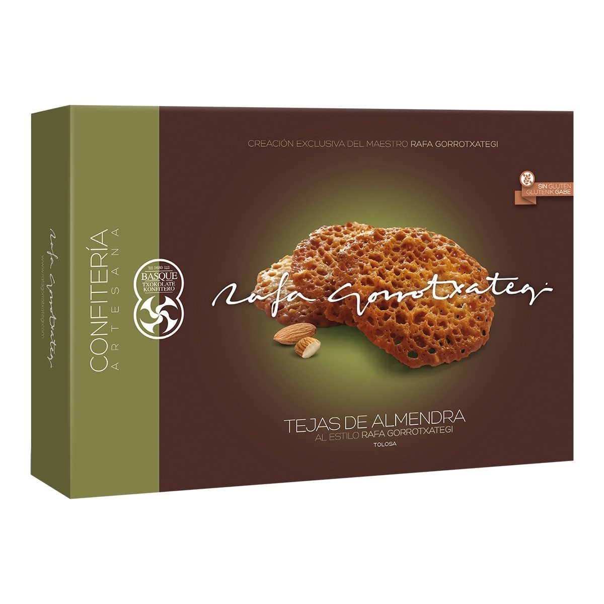 Imagen 0 de Tejas de almendra caramelizadas Rafa Gorrotxategi