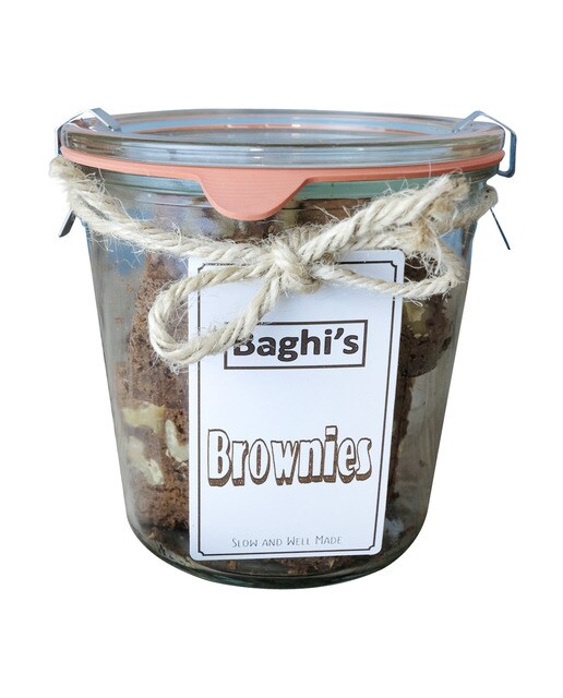 Imagen 0 de Brownie de chocolate negro bio con nueces Baghi's